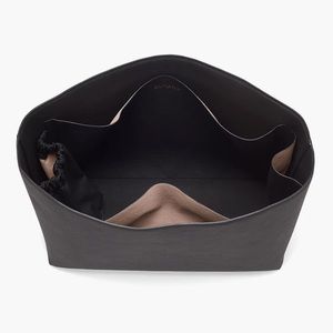 Cuyana Leather Tote Organizer Insert black/blush